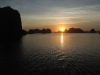sunset halong