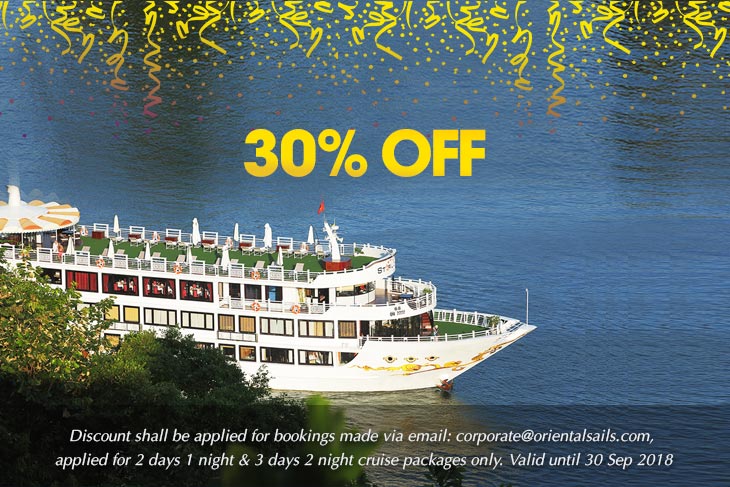30% Off Discount applied for 2 days 1 night & 3 days 2 night Starlight Cruise