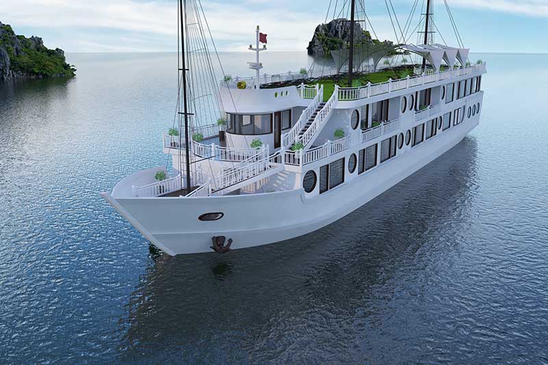 CALYPSO CRUISES – NEW PRODUCT OF ORIENTAL SAILS ON LAN HA BAY