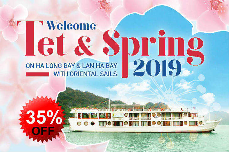 Oriental sails Tet promotion 2019 Oriental sails Tet promotion 2019